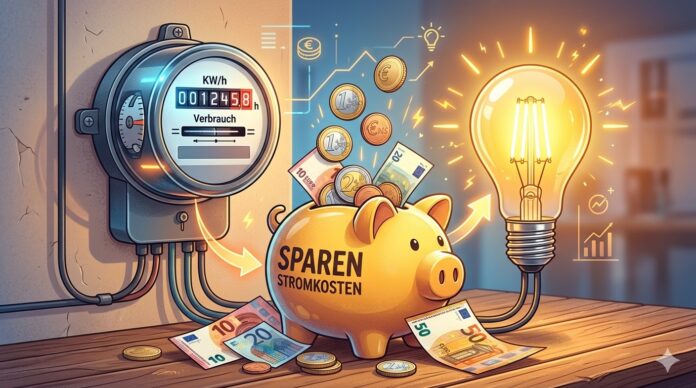 Stromkosten senken 2026 Strom sparen Haushalt Tipps